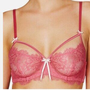 NEW🖤 NWT $95 Heidi Klum Valerie Underwire Bra H20-1124 RAPTURE ROSE-EVENING 34D